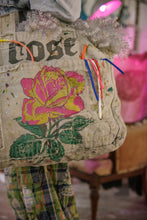 Load image into Gallery viewer, Magnolia Pearl Hand-Painted Rose Tote Bag
