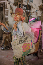 Load image into Gallery viewer, Magnolia Pearl Hand-Painted Rose Tote Bag
