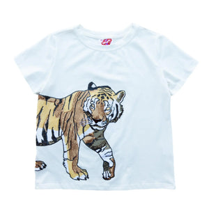 Sparkle City Tiger Wrap-Around Tee