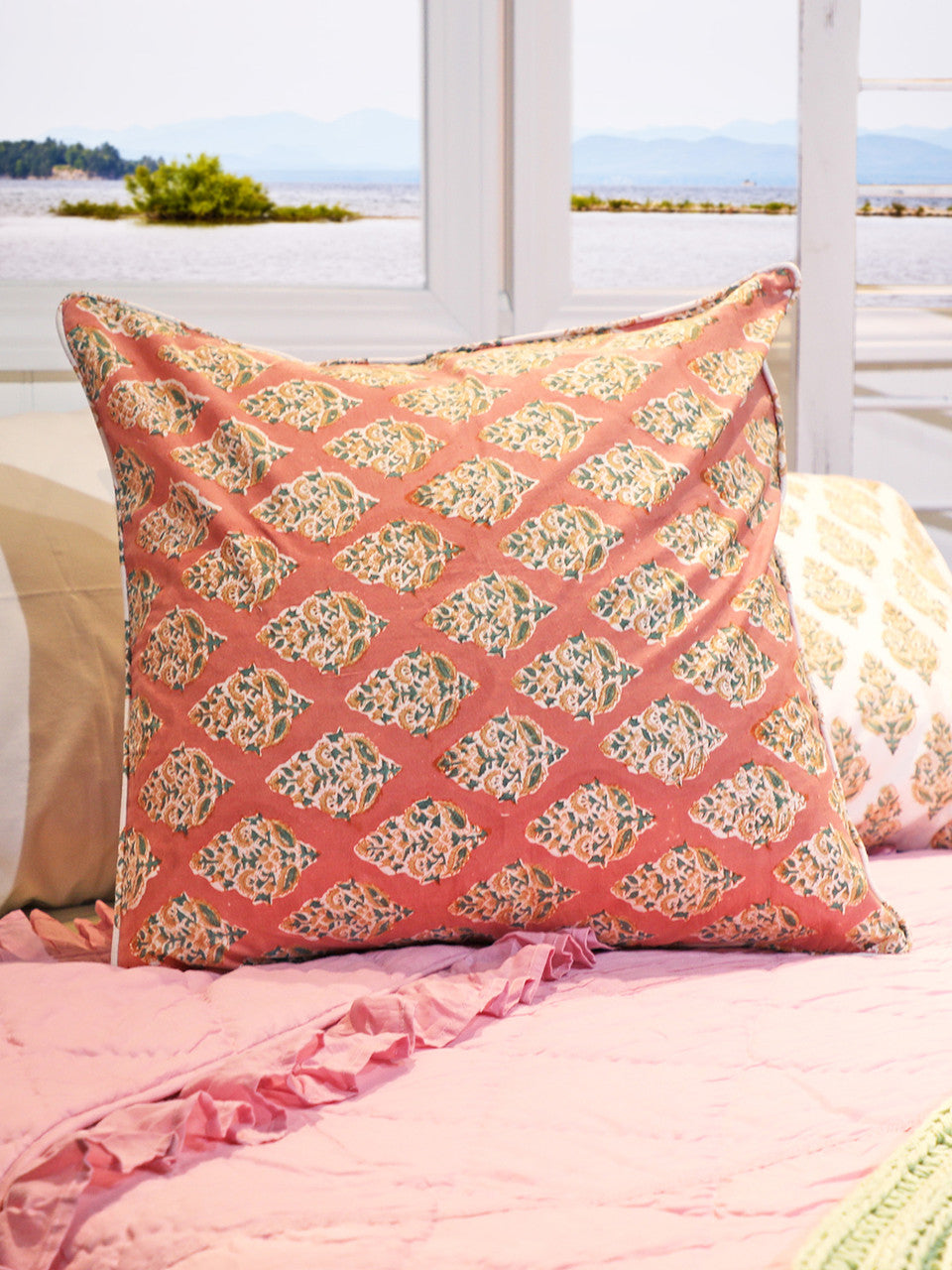April Cornell Capiz Cushion Cover