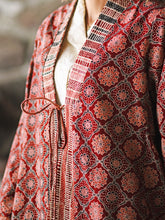 Load image into Gallery viewer, April Cornell Kalamkari Reversible Cover Up
