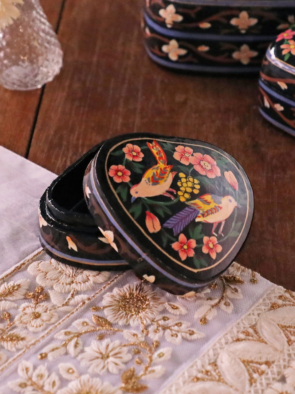 April Cornell Darjeeling Heart Box