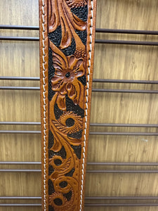 Myra Foral Demure Leather Belt