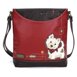 Chala Sweet Messenger Westie Burgundy