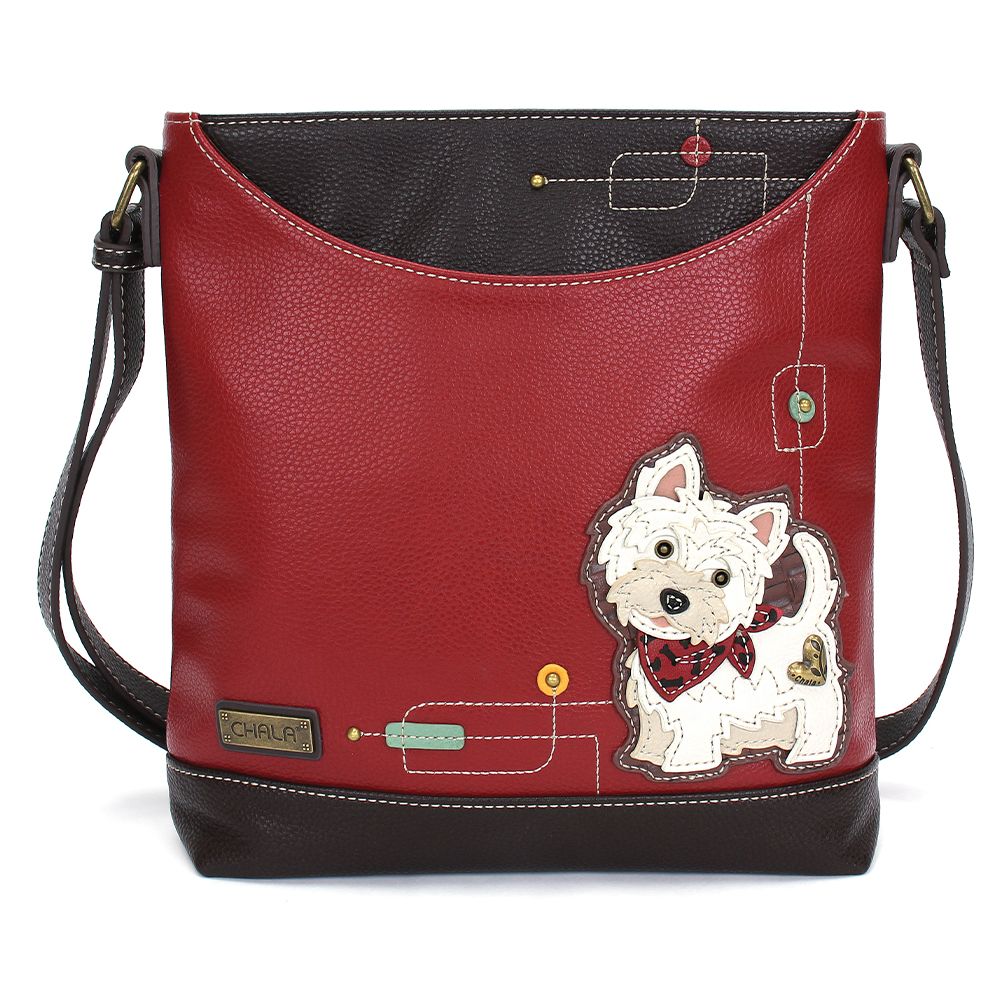 Chala Sweet Messenger Westie Burgundy