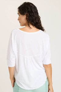 XCVI Gardiner Banded Sleeve Top