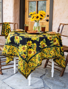 April Cornell Sunflower Valley Tablecloth
