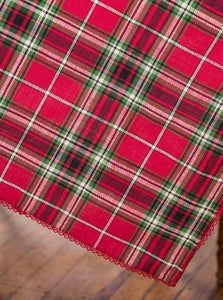 April Cornell Tartan Plaid Tablecloth