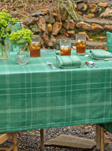 Load image into Gallery viewer, April Cornell Ivy Plaids Tablecloth
