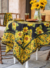 Load image into Gallery viewer, April Cornell Sunflower Valley Tablecloth
