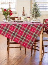 Load image into Gallery viewer, April Cornell Tartan Plaid Tablecloth
