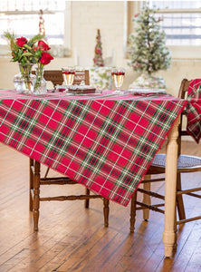 April Cornell Tartan Plaid Tablecloth