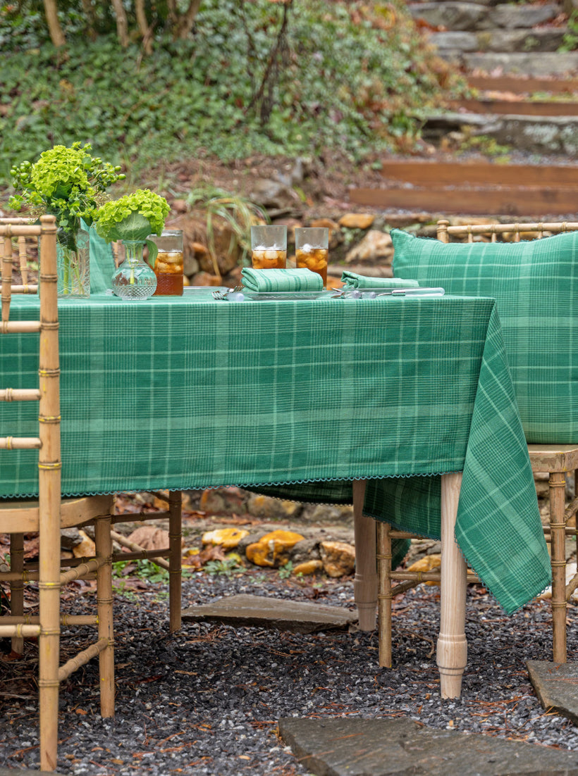 April Cornell Ivy Plaids Tablecloth – The Colony Shop