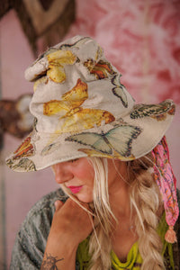 Magnolia Pearl Butterfly Appliqué Hat
