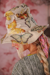 Magnolia Pearl Butterfly Appliqué Hat