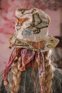 Magnolia Pearl Butterfly Appliqué Hat