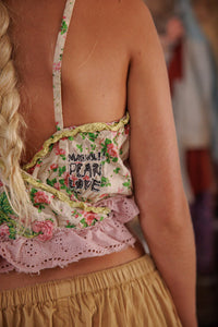 Magnolia Pearl Eyelet Layering Wrap Tank