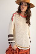 Load image into Gallery viewer, Easel Color Mix Knitted Sweater
