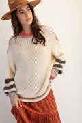 Easel Color Mix Knitted Sweater