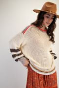 Load image into Gallery viewer, Easel Color Mix Knitted Sweater

