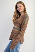 Load image into Gallery viewer, Easel Boho Inspired Sweater Top
