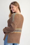 Load image into Gallery viewer, Easel Boho Inspired Sweater Top
