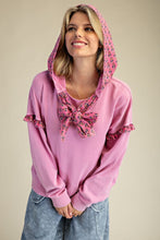 Load image into Gallery viewer, Easel Print Mix Washed Terry Pullover Hoodie
