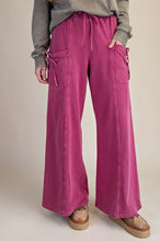 Load image into Gallery viewer, Easel Washed Terry Knit Pants
