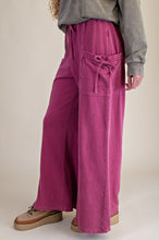 Load image into Gallery viewer, Easel Washed Terry Knit Pants
