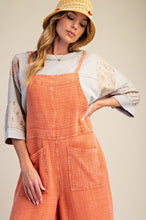 Load image into Gallery viewer, Easel Washed Cotton Jumpsuit/Overall
