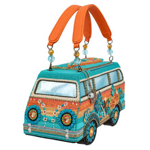 Load image into Gallery viewer, Mary Frances Catch A Wave Top Handle Surf Van Handbag
