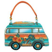 Load image into Gallery viewer, Mary Frances Catch A Wave Top Handle Surf Van Handbag
