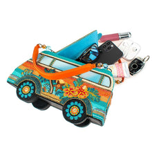 Load image into Gallery viewer, Mary Frances Catch A Wave Top Handle Surf Van Handbag
