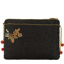 Load image into Gallery viewer, Mary Frances Holiday Magic Santa Beaded and Embroidered Crossbody Handbag

