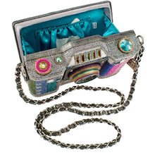 Load image into Gallery viewer, Mary Frances Life in Color Beaded Crossbody Camera Handbag
