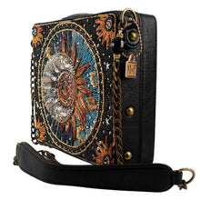 Load image into Gallery viewer, Mary Frances Night &amp; Day Celestial Beaded Crossbody Handbag
