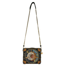 Load image into Gallery viewer, Mary Frances Night &amp; Day Celestial Beaded Crossbody Handbag
