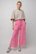 Easel Mineral Washed Terry Knit Pant