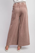 Load image into Gallery viewer, Easel Mineral Washed Terry Wide Pants

