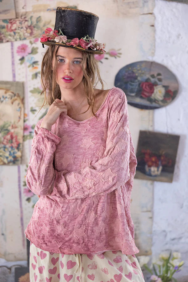 Magnolia Pearl Star Appliqué Viggo Tee