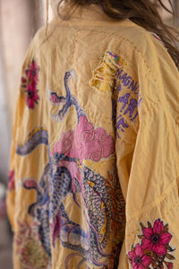 Magnolia Pearl Dragon Romani Kimono