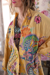 Magnolia Pearl Dragon Romani Kimono