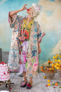 Magnolia Pearl Piecewise Dashi Kimono