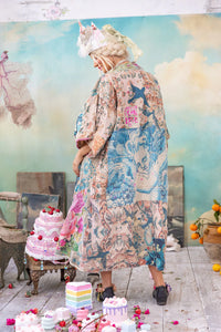 Magnolia Pearl Piecewise Dashi Kimono