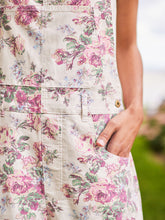 Load image into Gallery viewer, April Cornell Victorian Rose Short Overall

