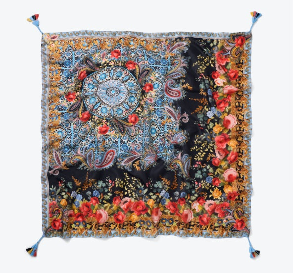Johnny Was Leto Silk Scarf