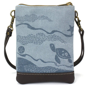 Chala Double Pocket Xbody Turtle Indigo