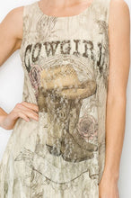 Load image into Gallery viewer, Origami Cowgirl Lace Sleeveless Dress
