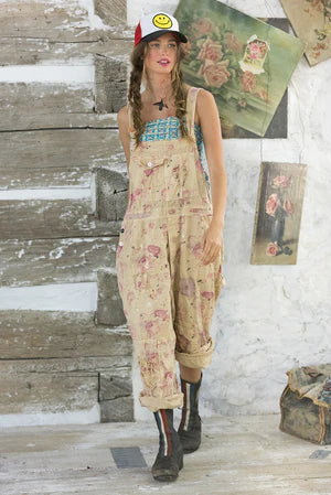 Magnolia Pearl Floral Print Love Overalls