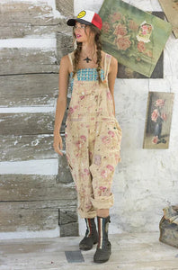 Magnolia Pearl Floral Print Love Overalls